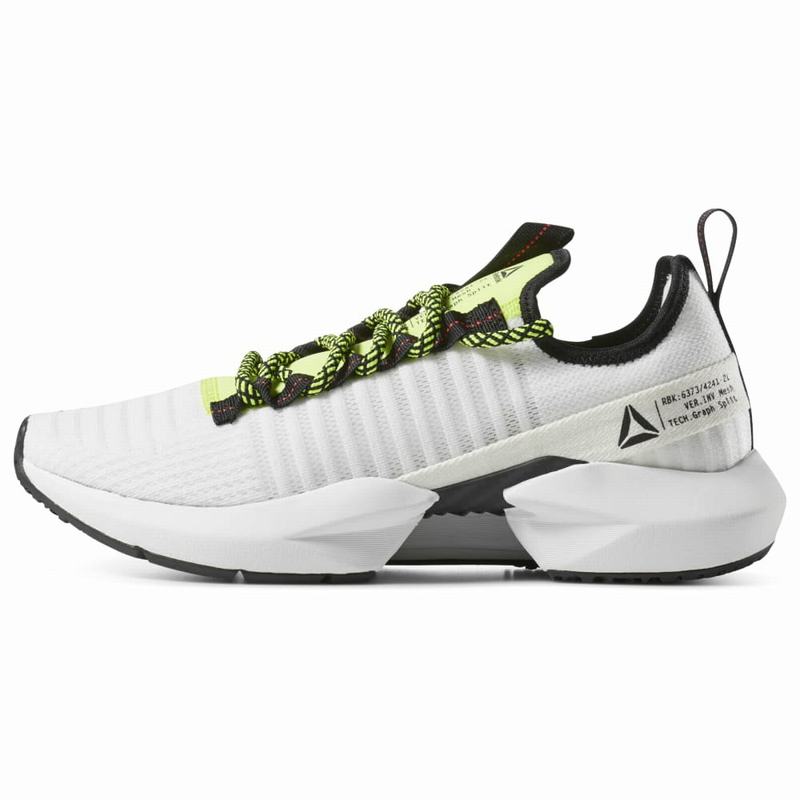 Pantofi Sport Reebok Sole Fury Barbati Albi/Negrii/Verzi Deschis Romania ZI4640OG